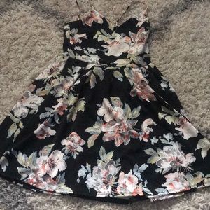 Flower print dress